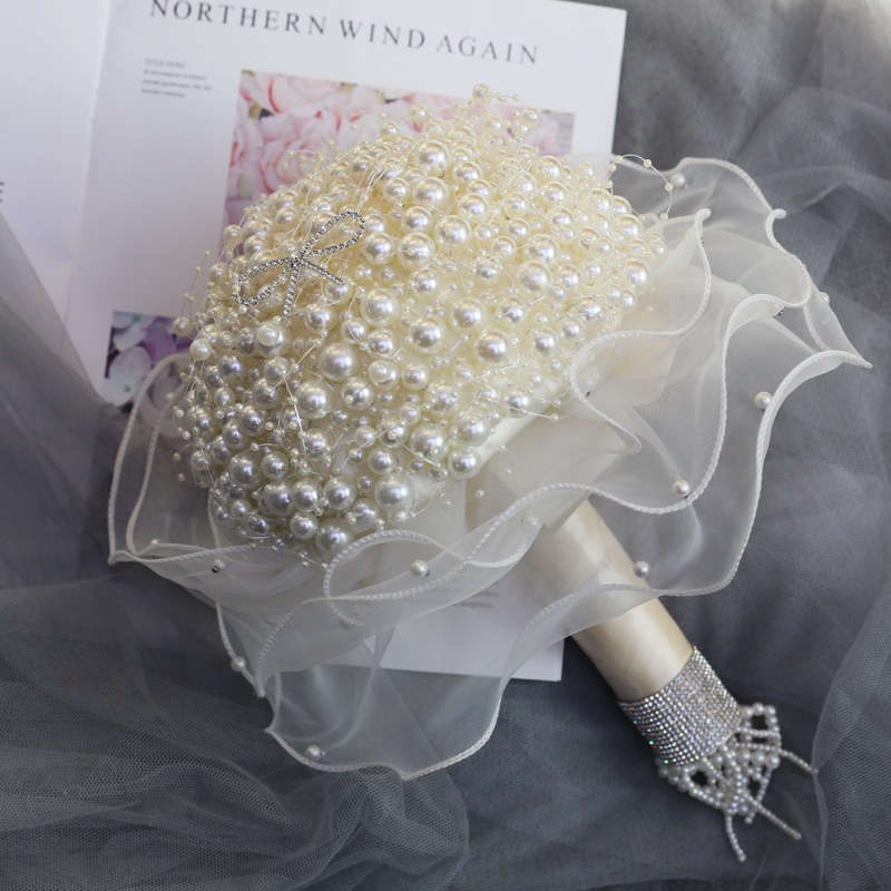 Ramo de novia con perlas, cris - Baby Products Photoshoot reseña y precio